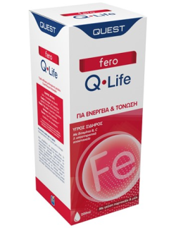 Quest Fero Q-Life, υγρός σίδηρος, 200ml