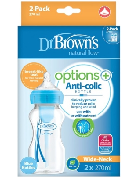 Dr. Brown's Options+ Anti-Colic Bottle 2x270ml