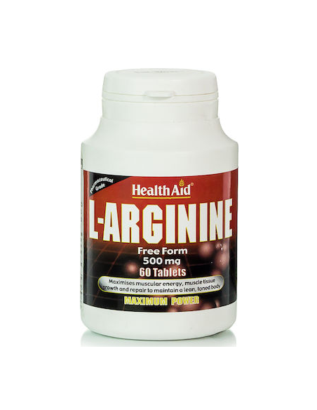 Health Aid L-Arginine 500 mg 60 tabs
