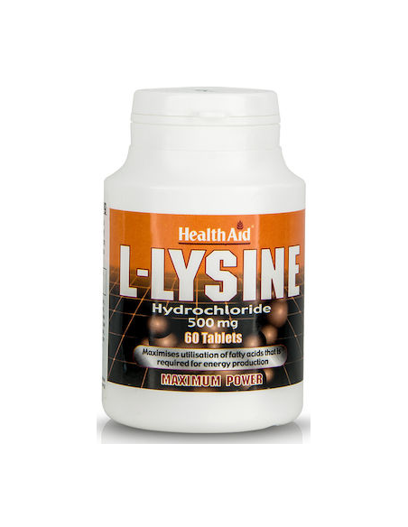 HEALTH AID L-Lysine 500mg 60 tabs