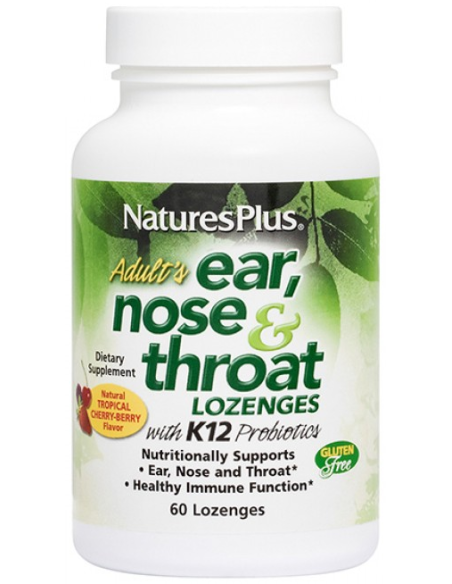 NATURE'S PLUS Ear, Nose & Throat 60 lozenges