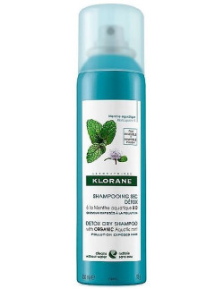 Klorane Detox Dry Shampoo with organic aquatic mint 150ml