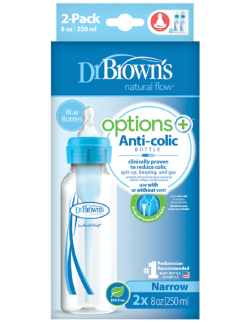 Dr. Brown's Options+ Anti-Colic Bottle 2 x 250ml για Αγόρι