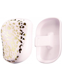 TANGLE TEEZER Compact Styler Brush Smashed Gold Leaf/Pink