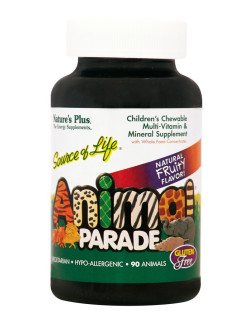 Natures Plus Animal Parade Assorted  90 Chewable tabs