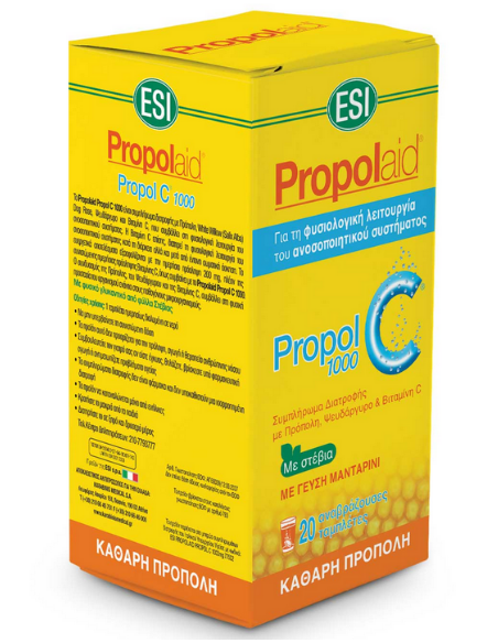 ESI PropolAid Propol C 1000mg 20 efferv. tabs