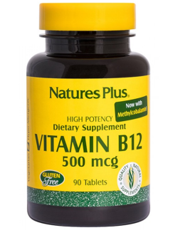 NATURES PLUS Vitamin B-12 500mcg 90 tabs
