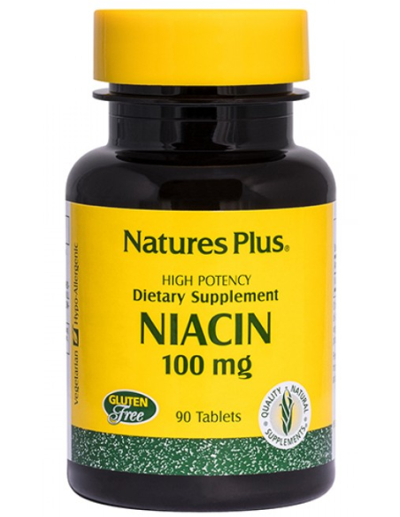 NATURES PLUS Niacin 100mcg, 90 tabs