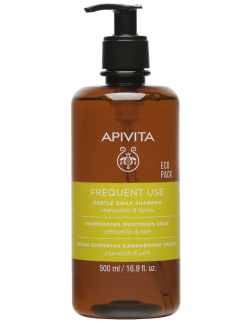 APIVITA Frequent Use Gentle Daily Shampoo with Chamomile & Honey 500ml