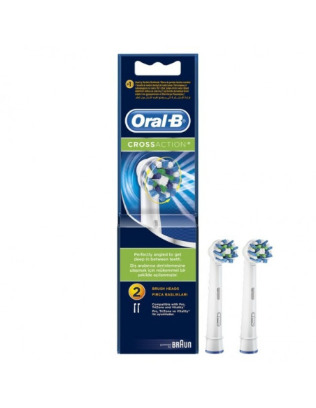 ORAL-B Cross Action 1 x 2 τεμάχια