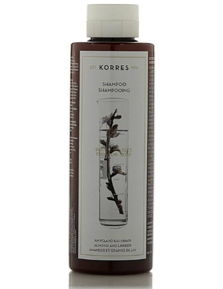 KORRES Shampoo With Almond & Linseed 250ml