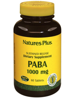 NATURES PLUS Paba 1000mg 60 tabs
