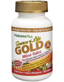 NATURES PLUS Source of Life Gold Mini 180 tabs