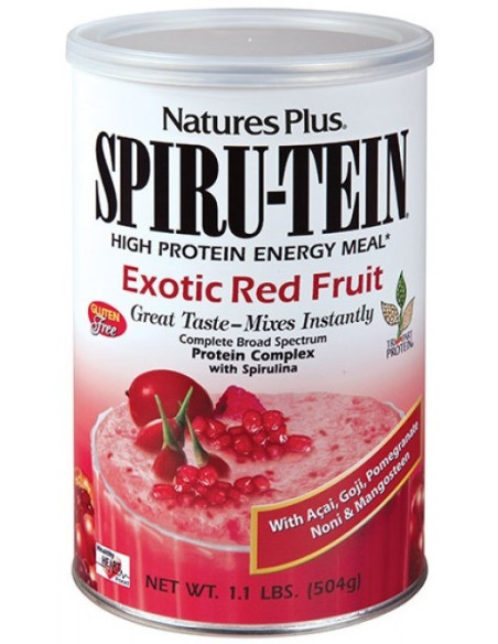 NATURES PLUS Spiru Tein Exotic Red Fruit 504gr