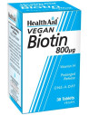 HEALTH AID Biotin 800μg 30 tabs