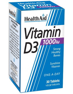 HEALTH AID Vitamin D3 1000iu 30 tabs