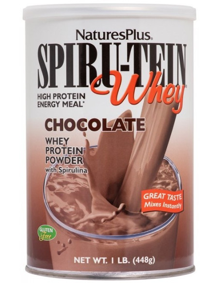 NATURES PLUS Spiru Tein Whey Chocolate 448g