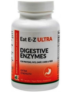 Dynamic Enzymes Eat E-Z Ultra, supports Maximum Digestion, 90 Vegan Caps