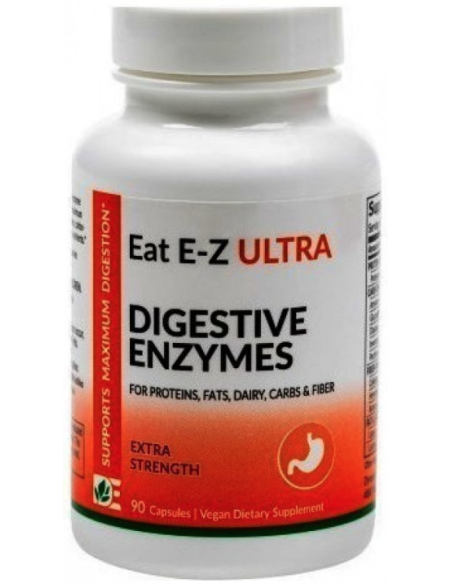 Dynamic Enzymes Eat E-Z Ultra, supports Maximum Digestion, 90 Vegan Caps