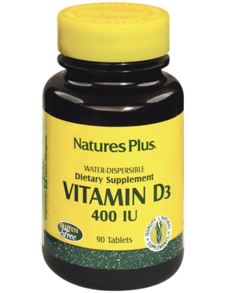 NATURES PLUS Vitamin D3 400 IU 90 tabs