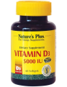 NATURES PLUS Vit D3 5000IU 60 softgels