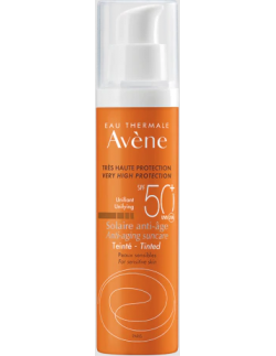 AVENE Solaire Anti-Age Suncare Very High Protection Unifying Tinted for Sensitive Skin SPF50 50ml