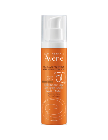 AVENE Solaire Anti-Age Suncare Very High Protection Unifying Tinted for Sensitive Skin SPF50 50ml