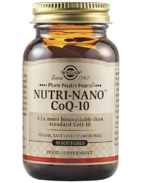 Solgar Nutri-Nano CoQ-10, 50 Softgels