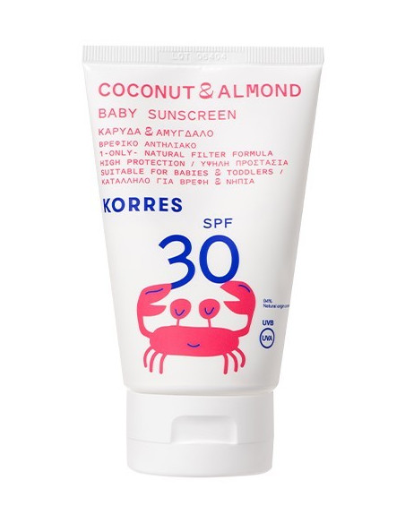 KORRES Coconut & Almond Baby Sunscreen SPF30 100ml