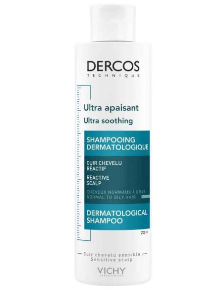 VICHY Dercos Ultra Apaisant Shampoo Normal to Oily 200ml
