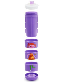 MUNCHKIN Mix and Match Bite Proof Sippy Cup, Purple 266ml