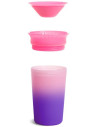 MUNCHKIN Miracle 360° Colour Changing Cup, Pink-Purple 266ml