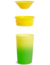 MUNCHKIN Miracle 360° Colour Changing Cup, Yellow-Green 266ml