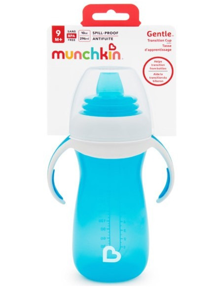 MUNCHKIN Gentle Transition Sippy Cup, Blue 300ml