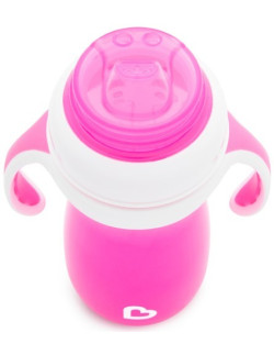 MUNCHKIN Gentle Transition Sippy Cup, Pink 300ml