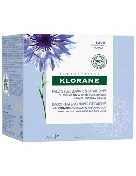 KLORANE Smoothing and Soothing Eye Patches 7 x 2 τεμάχια