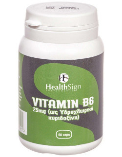 Health Sign Vitamin B6 25mg, 60 Tabs