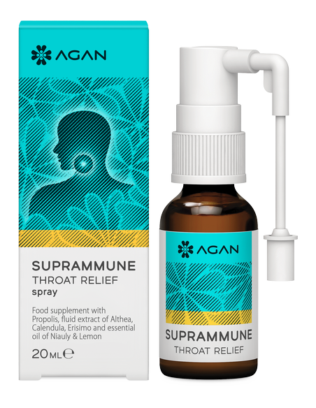 Agan Suprammune Throat Relief spray 20ml