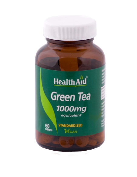 Health Aid Green Tea 1000mg 60 Tabs