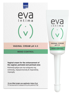 EVA Intima Vaginal Cream pH 4.5, Meno-Control, 10x5g pre-filled tubes