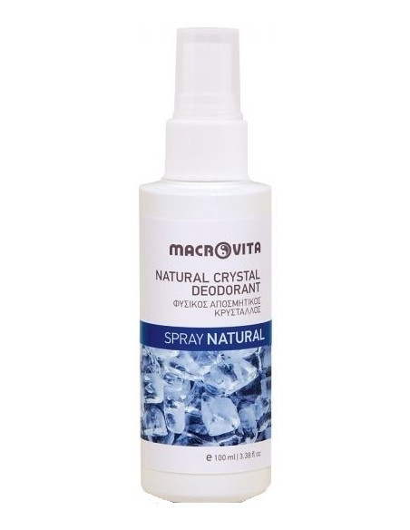 MACROVITA Natural Crystal Deodorant, Spray Natural 100ml