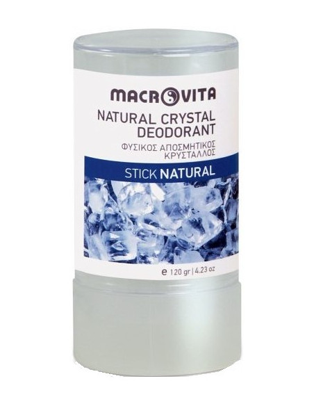 MACROVITA Natural Crystal Deodorant, Stick Natural 120gr