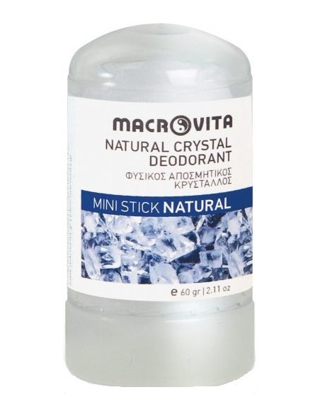 MACROVITA Natural Crystal Deodorant, Stick Natural 60gr