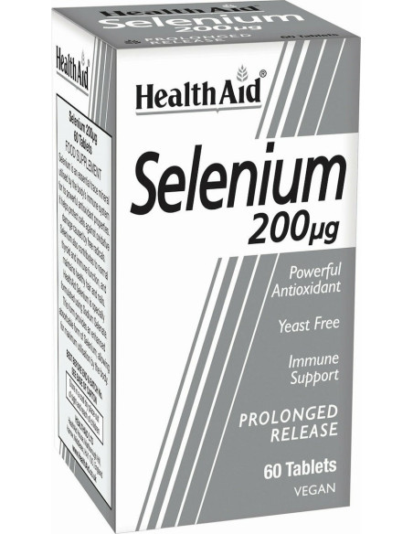 HEALTH AID Selenium 200μg 60 vegan tabs