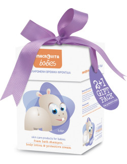 MACROVITA Babies Foam Bath Shampoo 300ml, Body Lotion 150ml & Protective Cream 100ml