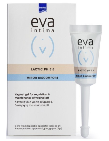 EVA Intima Lactic pH 3.8 Minor Discomfort 5g, 9 prefilled applicators