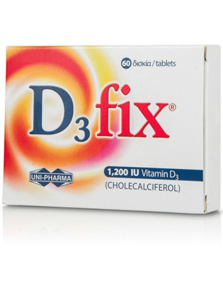 UNI-PHARMA D3 Fix 1200 IU, 60 Tabs