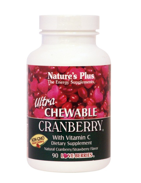 Natures Plus Ultra Cranberry 90 Chewable tabs