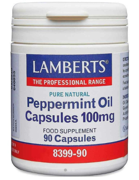 LAMBERTS Peppermint Oil 50mg 90 caps
