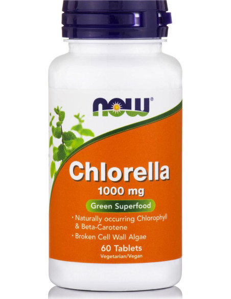 Now Foods Chlorella 1000mg 60 tabs